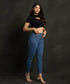 High Waist Skinny Light Blue Jean